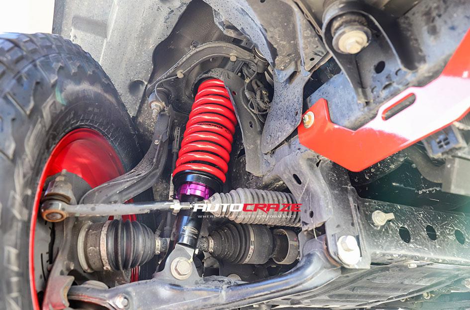 FORD RANGER COVERT CANDY RED BLACK LIP